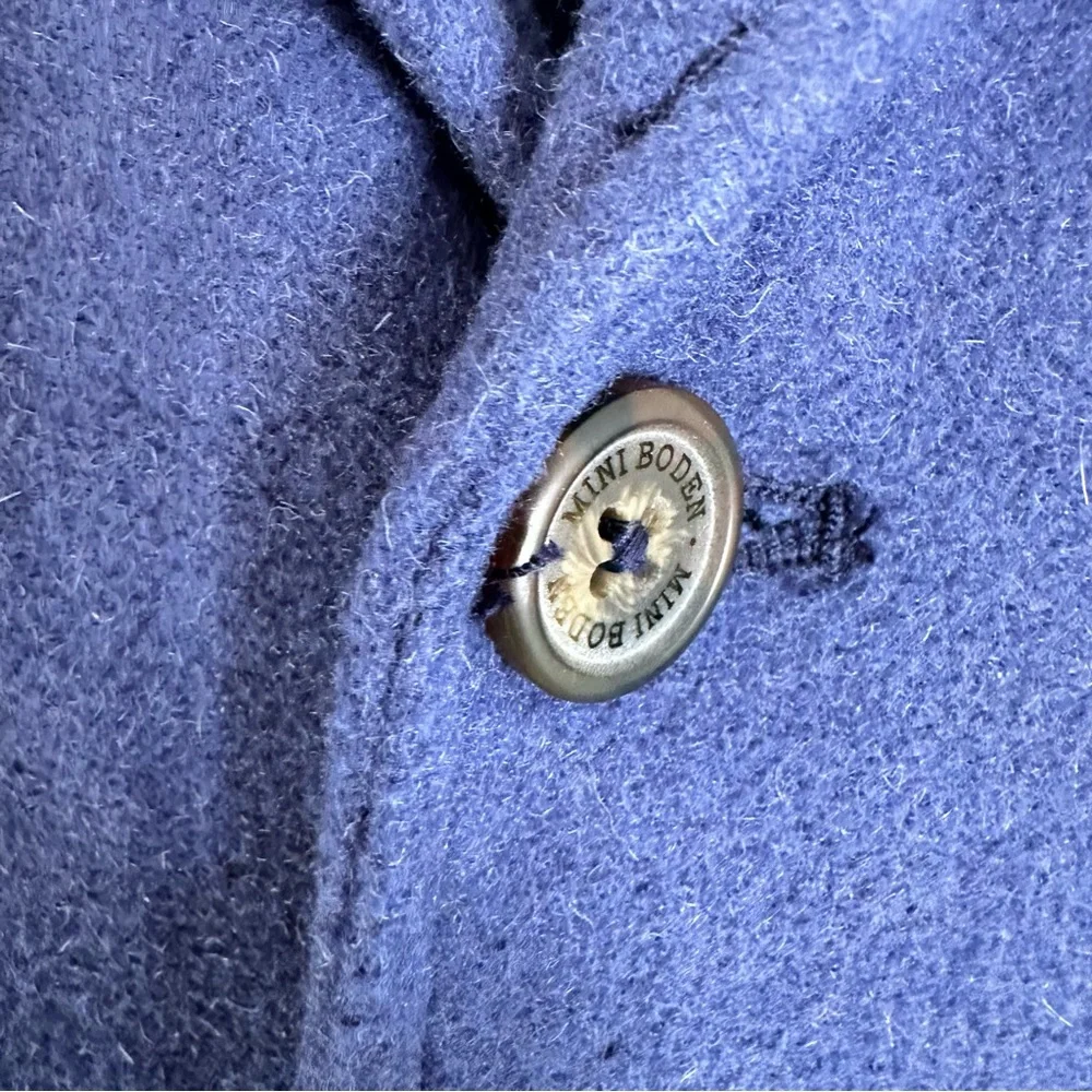 Mini Boden Blue Wool Blend Sport Coat 7-8